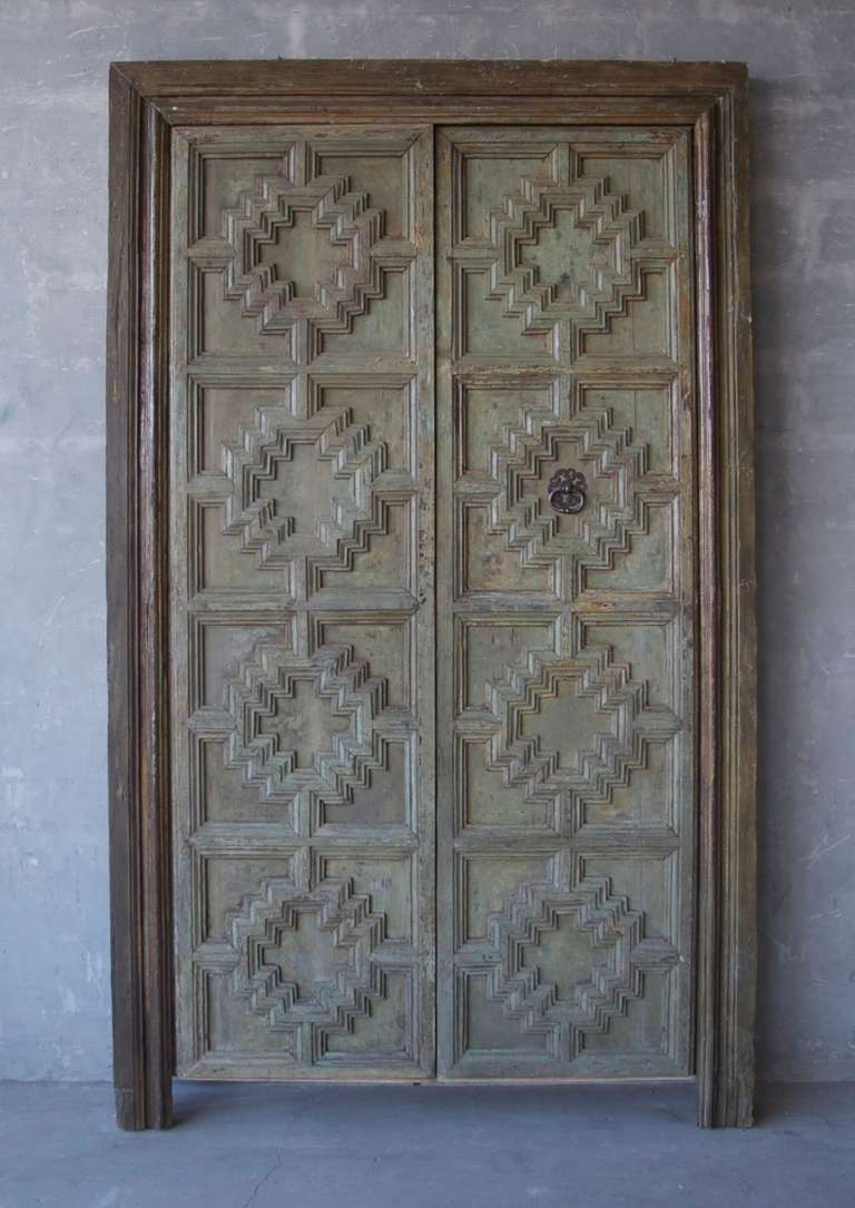 Pair of 17th c. Entrance Doors from the Catalonian Region of Spain