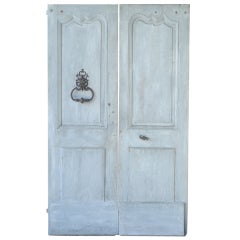 Pair 18th c. Entrance Doors
