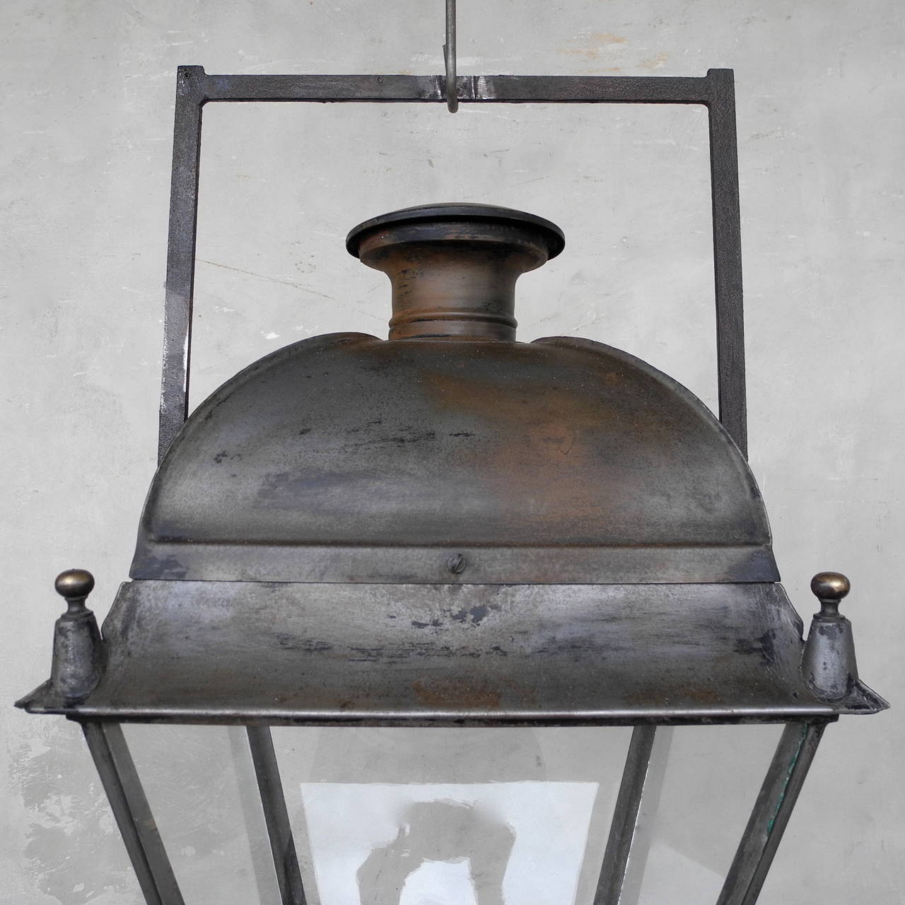 Antique 19th Century French Stable Lantern 2