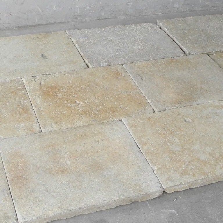 18th Century and Earlier Antique Reclaimed Chamaret Stone Flooring