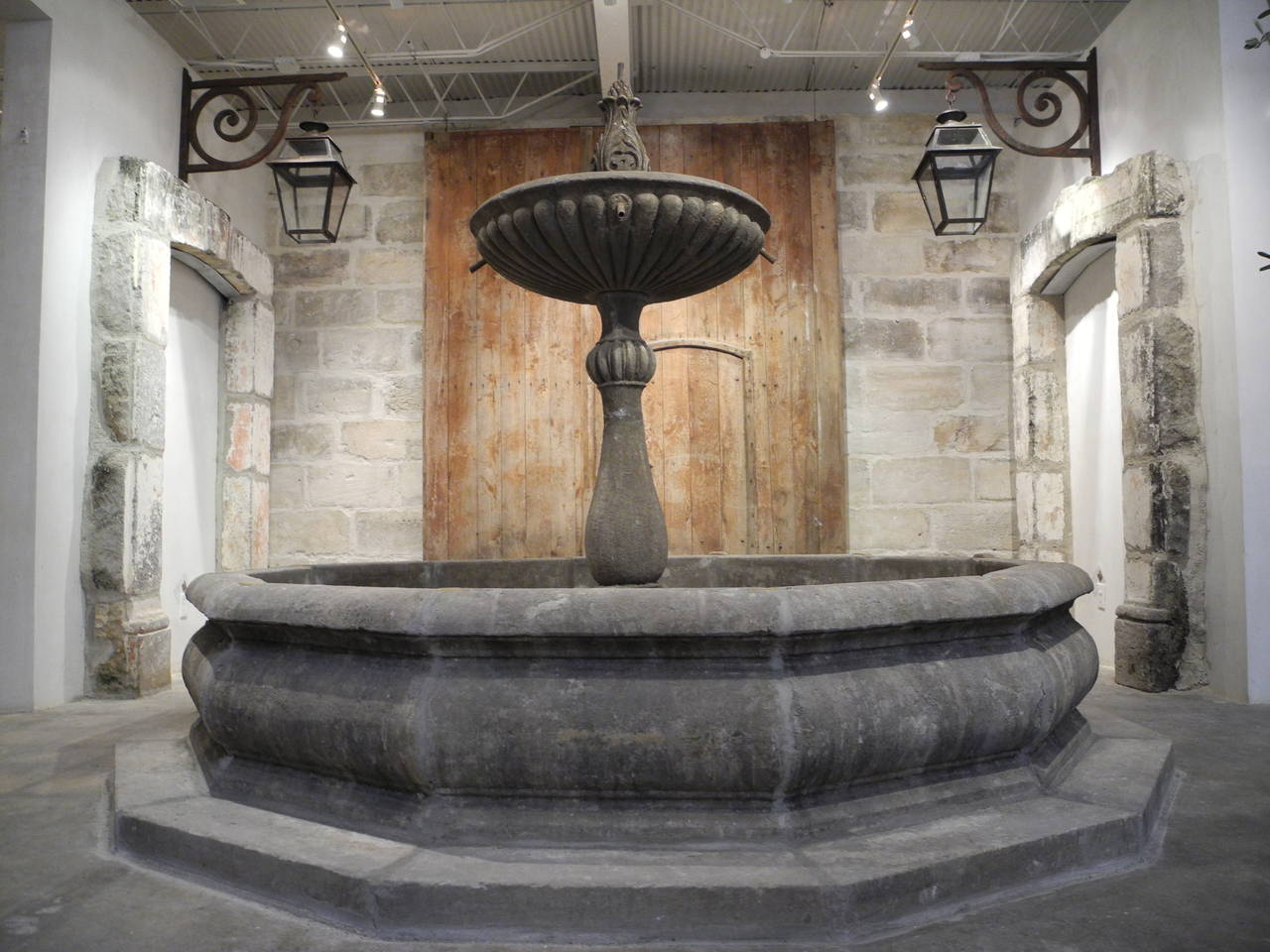 18th Century and Earlier 18th Century Reclaimed Italian Peperino Fountain
