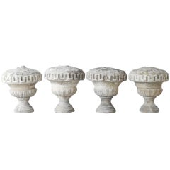 Set of Four 18th Century Reclaimed Stone Statues 3