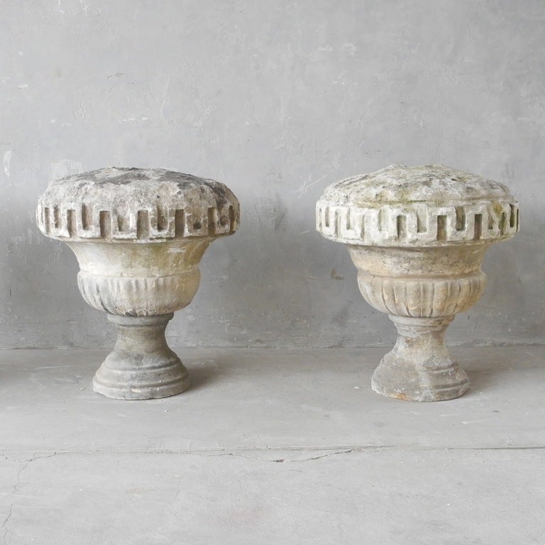 Set of Four 18th Century Reclaimed Stone Statues For Sale at 1stdibs