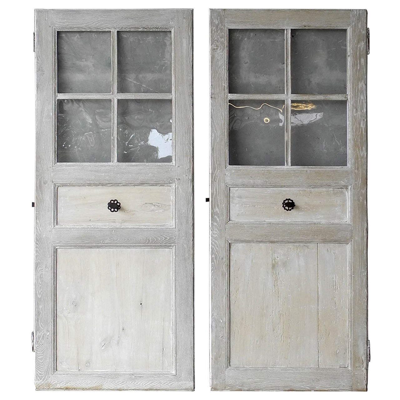 Set of Two 18th Century Glass Doors