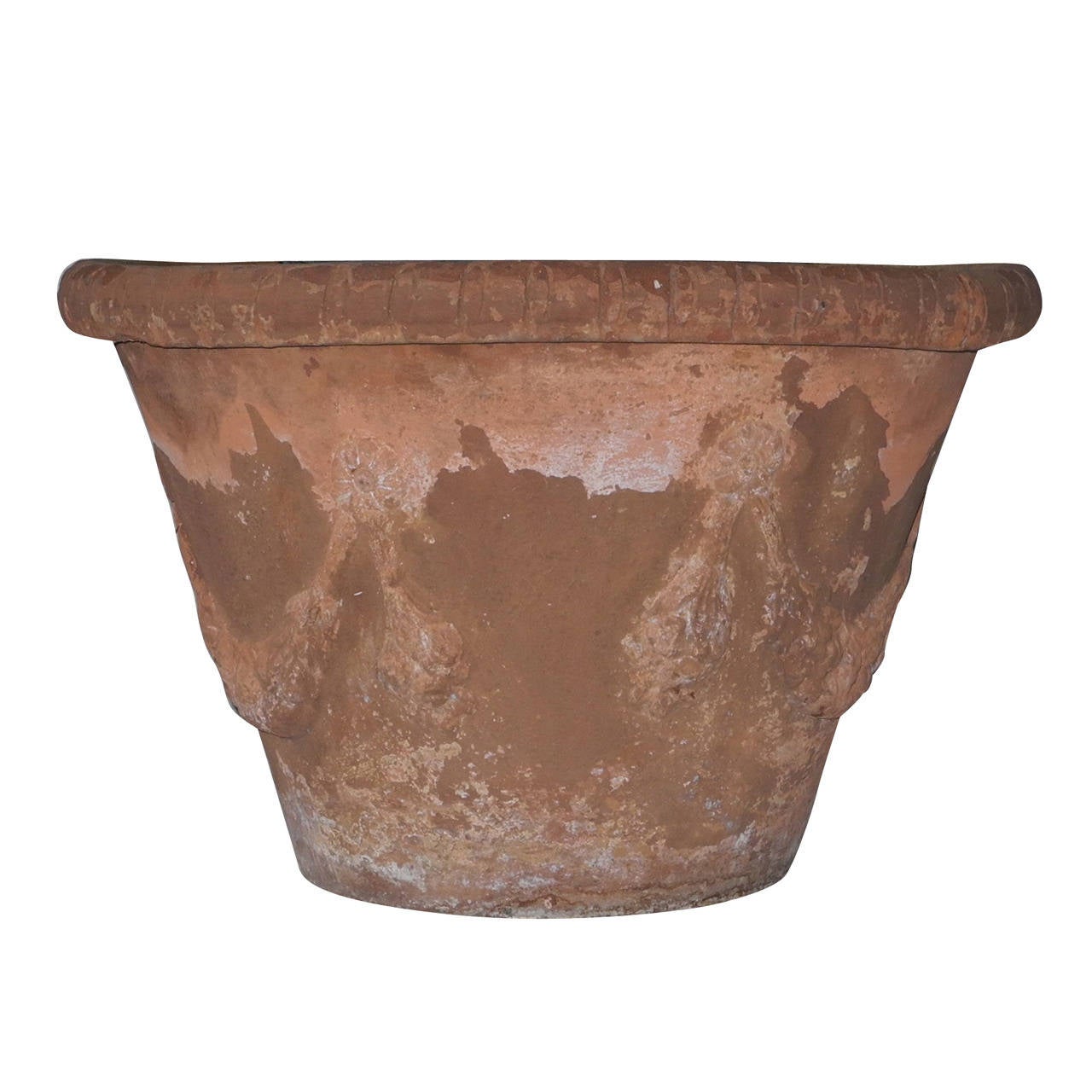 Set of 3 Italian Terracotta Planters For Sale at 1stdibs