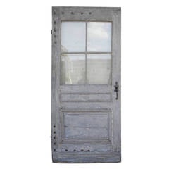 Antique 18th Century Entrance Door from the "Chateau de St. Just"