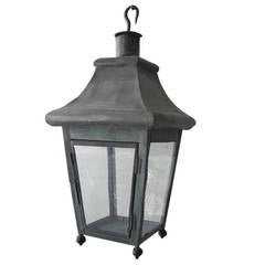 Antique 19th Century French Tole Lantern 5