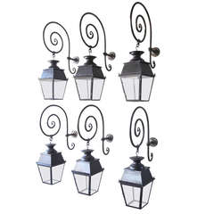 Set of Six 19th c. Lanterns