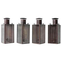 Antique Set of Four Lanterns