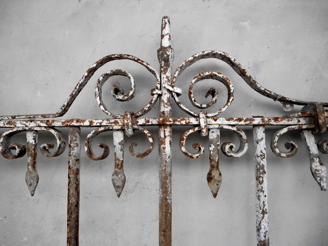 French Small Antique Iron Gate