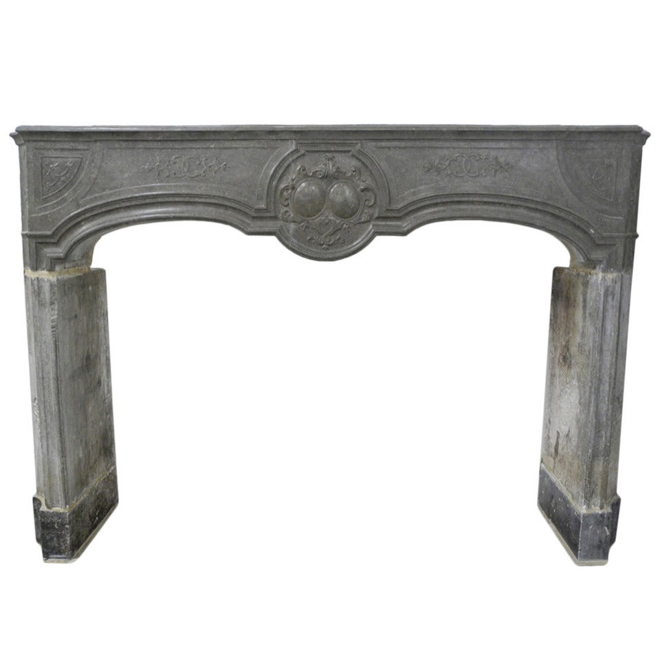 Antique 18th Century French "Cheminee" Fireplace For Sale