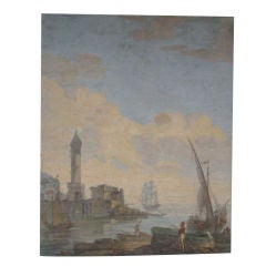 18th Century Painting of the Port of Marseille