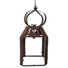 Antique Tole Lantern from France