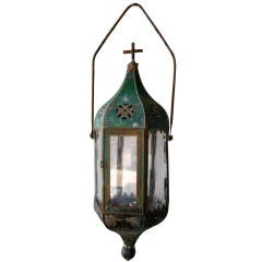 Antique 19th c. Tole Processional Lantern