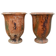 Pair of Antique 19th Century "Jarres d'Anduze" Urns 7