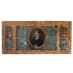 18th c. Painted Panel