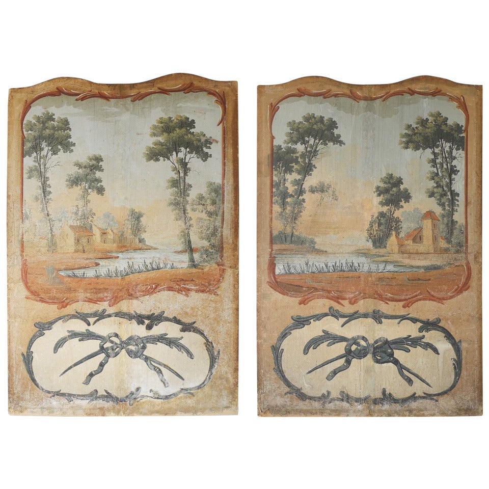 Pair 18th Century French Panels