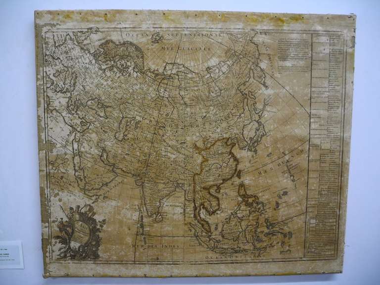 French Set of Three 18th c. Maps For Sale