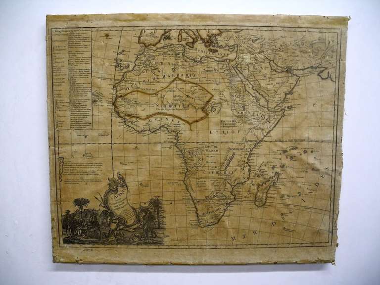 18th Century and Earlier Set of Three 18th c. Maps For Sale