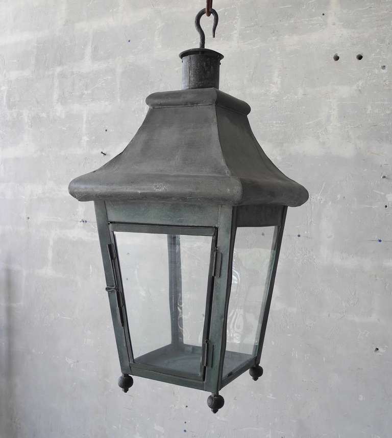 19th century Tole Lantern from France