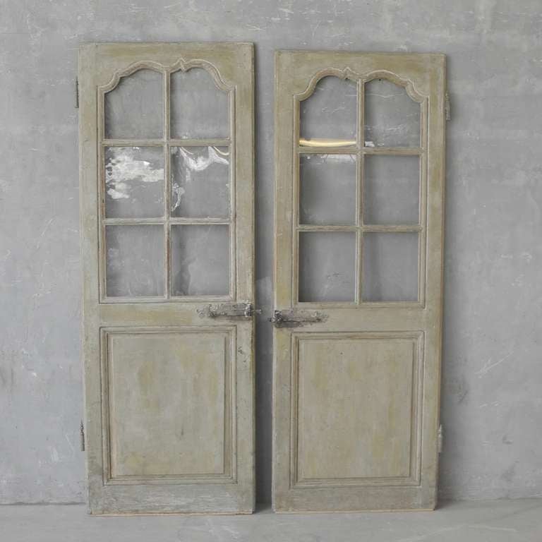 Set of 2 Single 18th c. French Doors from a Maison de Maitre in Toulouse, France