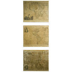 Set of Three 18th c. Maps