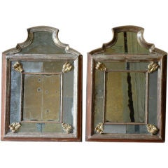 Pair 18th c. Venetian Mirrors from a 16th c. Palazzo in Tuscany
