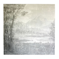 19th c. "Grisaille" Painted Panel from Milan