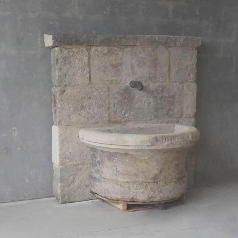 French 18th Century Antique Stone Fountain from France