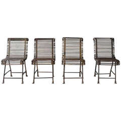 Set of Four 19th Century Arras Chairs