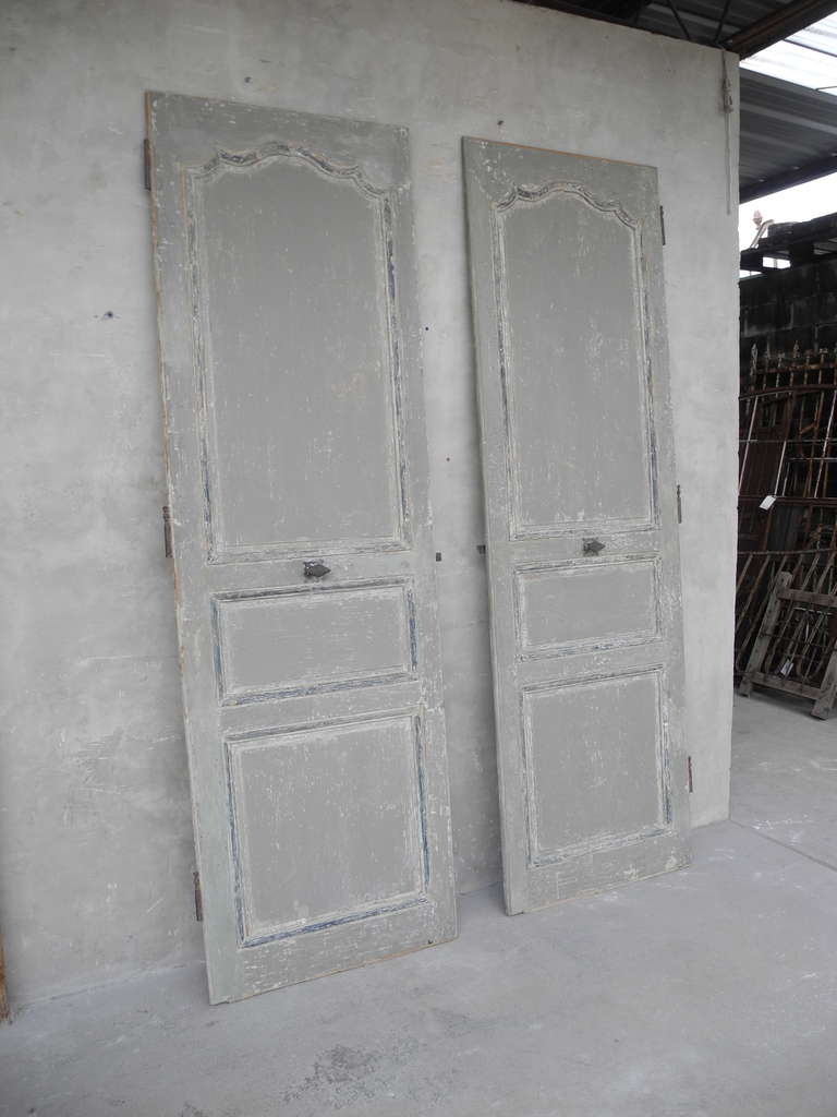 French Pair of Two Single 18th Century Doors