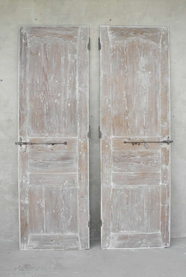 18th Century and Earlier Pair of Two Single 18th Century Doors