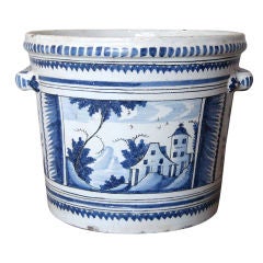 18th c. Faience Pot from the Village of Nevers, France