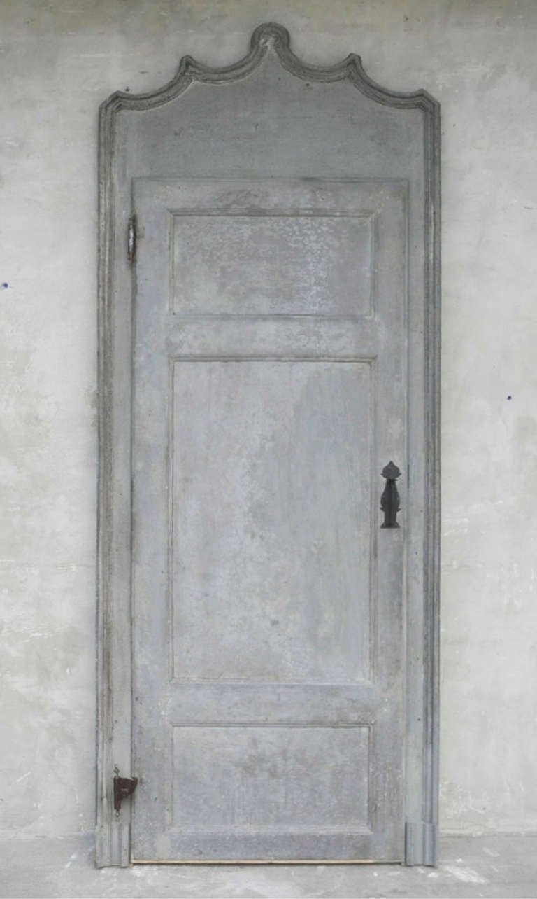 18th c. Door in Surround from the Piedmont Region of Italy