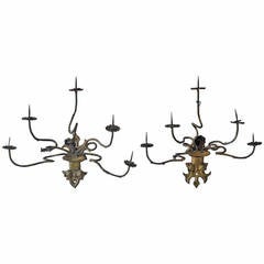 Pair of Antique Louis XIV Sconces