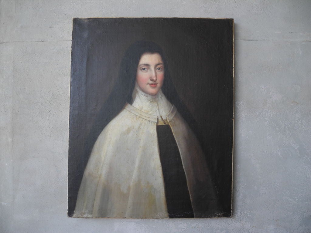 French Early 18th c. Portrait