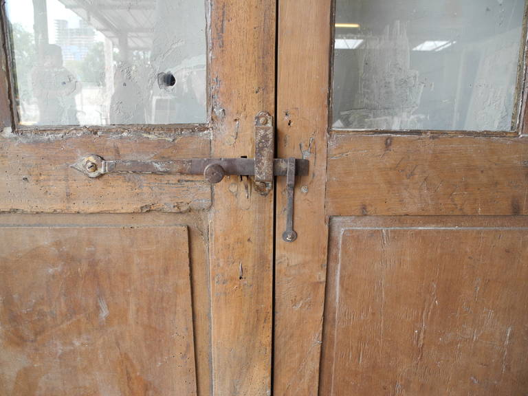 Pair of 18th Century Walnut French Doors 1