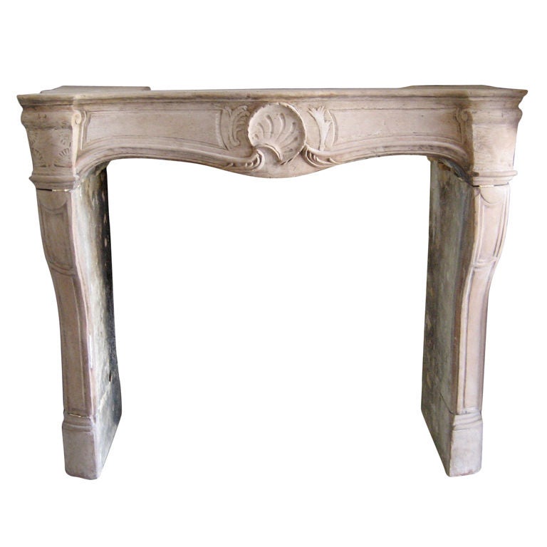 Antique Louis XV Fireplace from a Parisian Apartment