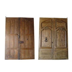 Pair 18th c. "Porte d'Entre" from a Grand Maison de Maitre