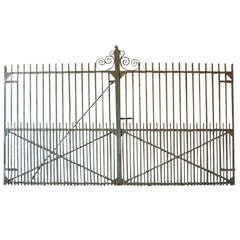 Pair 19th C. Iron Gates