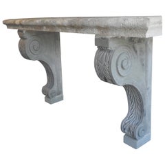 18th Century Italian Console Table from the Courtyard of a "Palazzo" in Arezzo