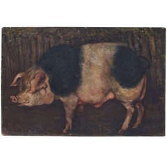 Antique 19th c. French Painting