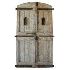 Pair 18th c. Doors from a Small Chapel