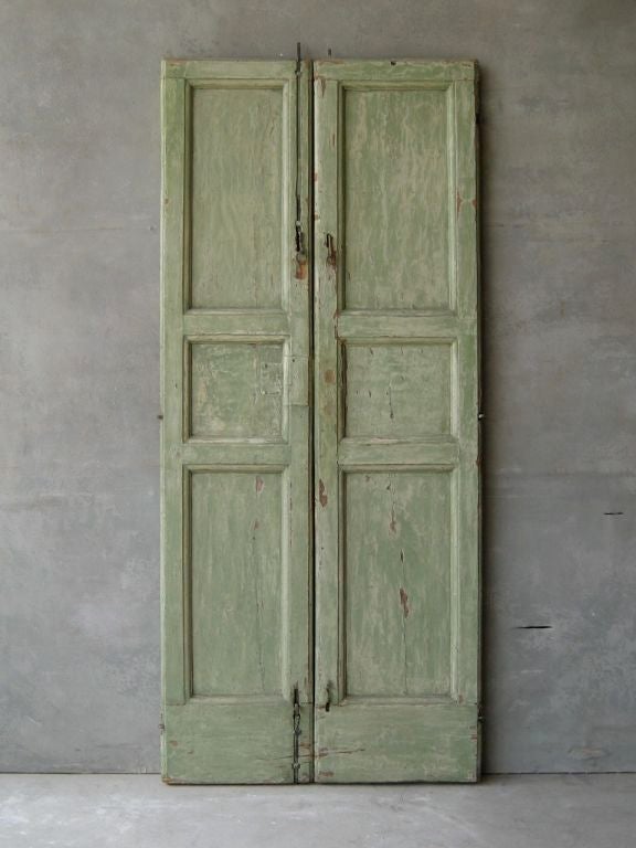 Pair 18th c. Painted Doors from a Palazzo in Florence 2