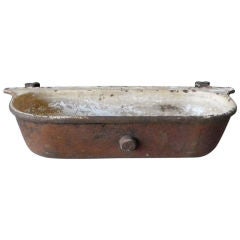 Antique Iron Trough