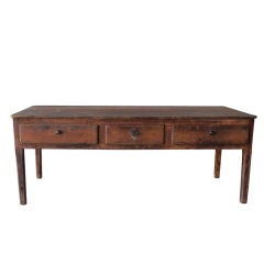 Antique Console Table with Drawers