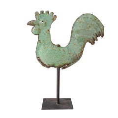 19th c. French Zinc Rooster