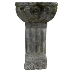 Antique Renaissance Benetier from a Village Chapel in Montflanquin