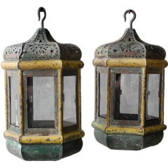 Pair 18th c. French Processional Lanterns