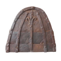 14th c. Fireback from Toulouse, France